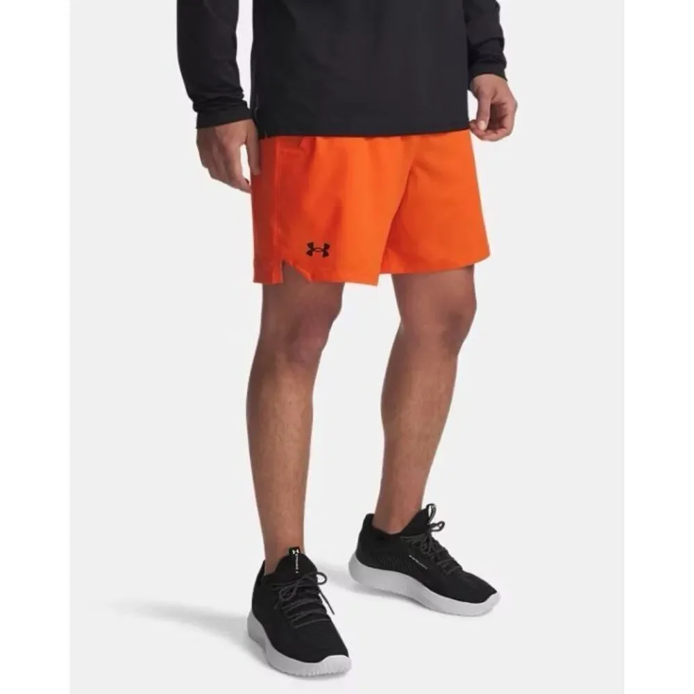 #302. Under Armour NWT Orange Base Vanish 6” Woven Shorts